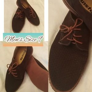 Mens Size 9 Brown Dress Shoes